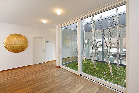 Eingangsbereich in unserer Praxis in Straubing